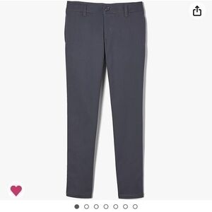 Grey Uniform Straight Pants